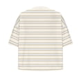 thumbnail image 4 of kaondbfi Womens Summer Striped Shirts Casual Color Block Short Sleeve Tops Loose Fit Crew Neck Tees Womens Essentials Fashion Clothing, 4 of 8