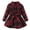 Wine, variant on Baby Girls Lightweight Jacket Long Sleeve Ruffled Hem Plaid Dress Shacket Toddler Kids Warm Outwear Coat Shirt (3-24 Months)