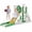 Green Yellow, variant on DKMOCO 6-in-1 Toddler Slide, Climber Slide PlaySet with Basketball Hoop, Telescope & Anti-Slip Pads, Indoor Outdoor Playground Age 1-3, White Gray