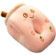 thumbnail image 1 of Lindo juguete de peluche de té de burbujas, almohada de comida Boba rellena, cojín, té de leche de fruta de dibujos animados (ojos rosados ​​abiertos) ER, 1 of 4