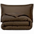 thumbnail image 2 of Chocolate Twin Extra Long Down Alternative Comforter Set by Ivy Union, 2 of 4