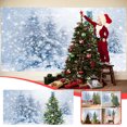 thumbnail image 6 of Fwttom Christmas Garage Door Cover Decorations - Snowflakes & Christmas Tree Banner Garage Door Decor Outdoor Indoor for Xmas Holiday,, 6 of 8