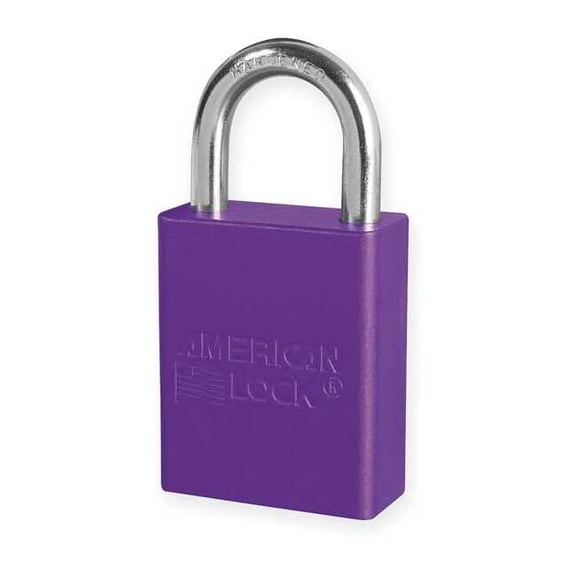American Lock Lockout Padlock,KD,Purple,1-7/8"H A1105PRP
