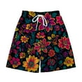 thumbnail image 3 of MuXiKeJi Clothes Big and Tall Men's 10'' Swim Trunks with Compression Liner Quick Dry Bathing Suit Summer Beach Shorts, 2XL-9XL, 3 of 5