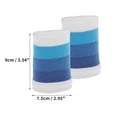 thumbnail image 2 of Unique Bargains 1 Pair of Sweat Absorbent Quick Drying Sports Wristbands White Blue S, 2 of 6