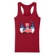 thumbnail image 5 of Cuello redondo para mujer Día de la Independencia Impresión Sin mangas Casual Chaleco suelto Tops Fridja gh61, 5 of 5