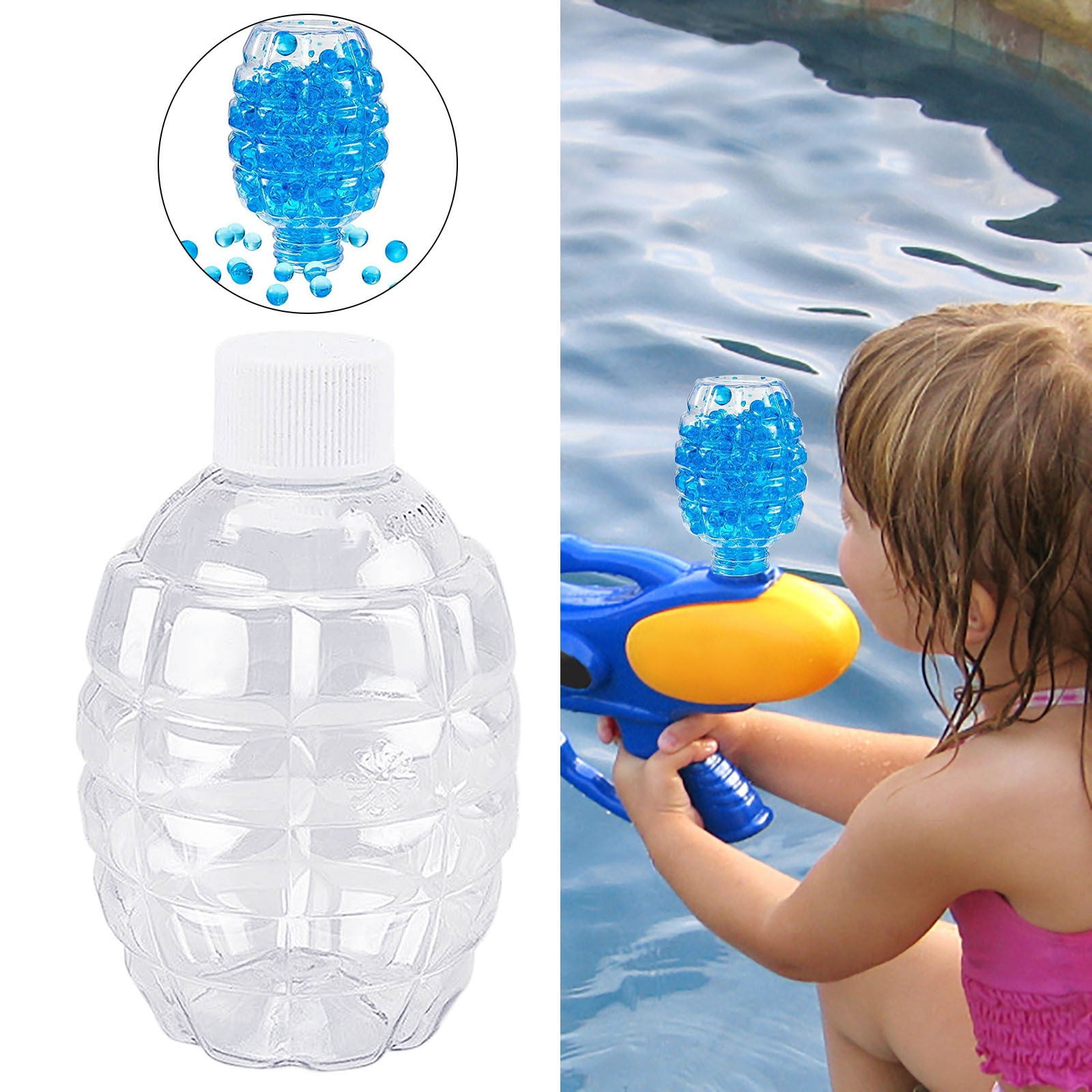 Diy Crafts Water Gel Bead Accessories Water Gel Bead Subpackage Bottle  Pineapple Bottle For Gel For Boys And Girls Outdoor Game Arts And Crafts  for Kids Ages 2-4 Boys 