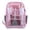 Pink A26, variant on Clear Backpack Made of Durable PVC with Large Capacity and Ergonomic Spine Support for Students to Use for School Security and Social Gatherings Gray