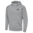 thumbnail image 2 of Men's Antigua  Heather Gray Detroit Lions Victory Hoodie, 2 of 3