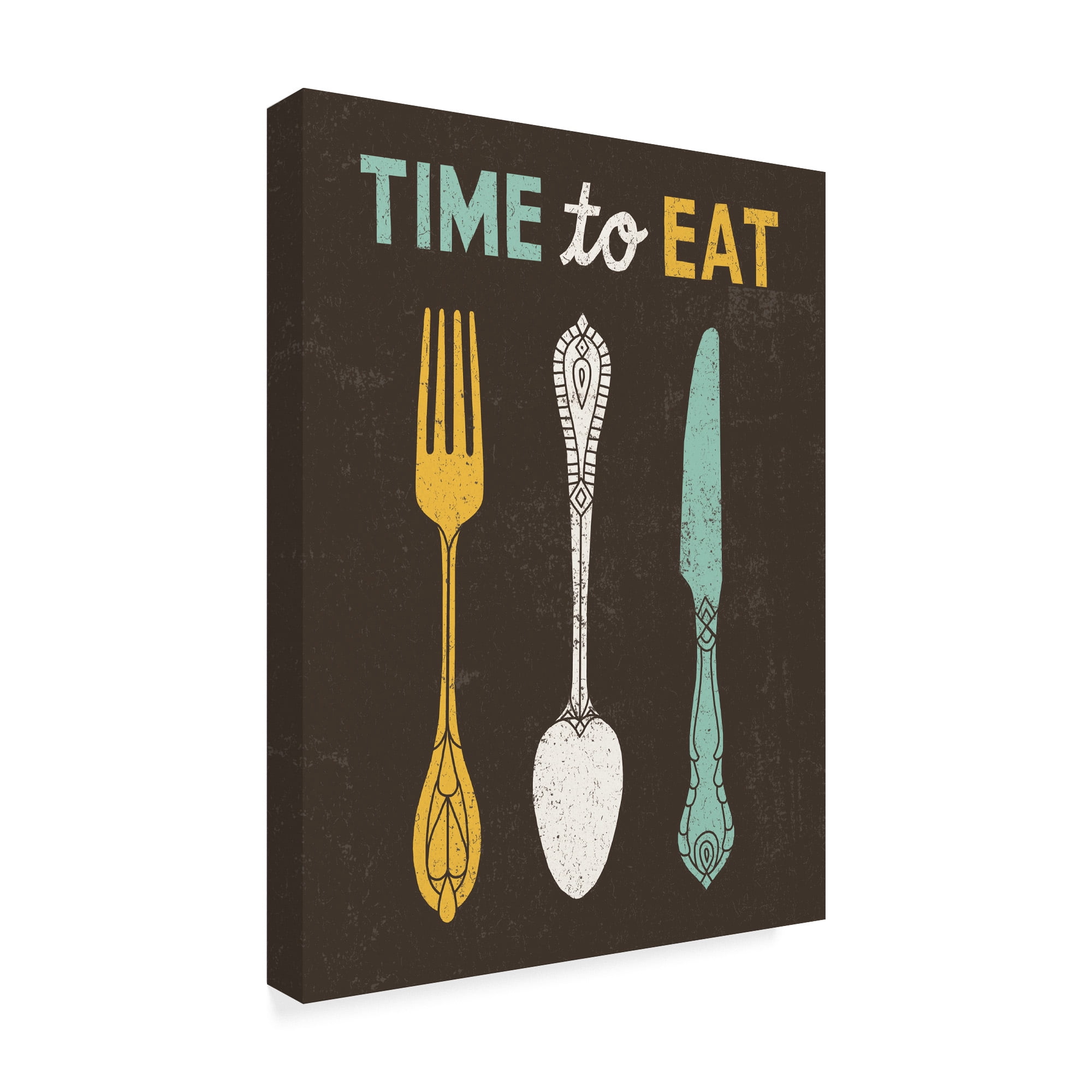 Trademark Fine Art 'Retro Diner Time to Eat' Canvas Art by Michael Mullan