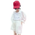 thumbnail image 4 of Sngxgn Baby Girl Clothes Sets, 2pcs Long Sleeve Clothes Outfits Toddler Girl Sets(White,110), 4 of 4