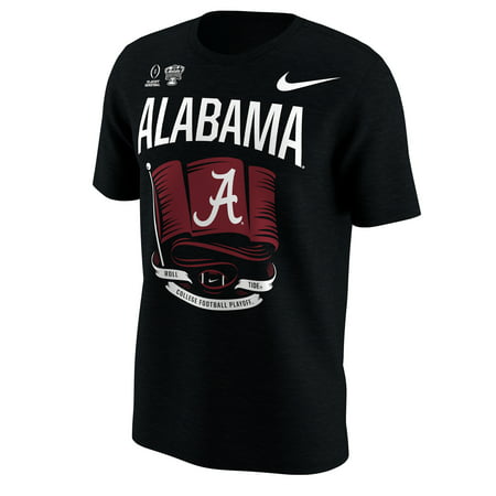 Alabama Crimson Tide Nike College Football Playoff 2018 Sugar Bowl Bound Flag T-Shirt - Black -