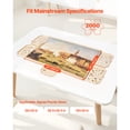 thumbnail image 3 of KFFKFF 2000-Piece Rotating Puzzle Board with 5 Drawers and Cover, 40x29 in Portable Wooden Table, Jigsaw Puzzle Accessories for Adults, Puzzle Organizer Storage System, Ideal Birthday Gift for Mom, 3 of 9