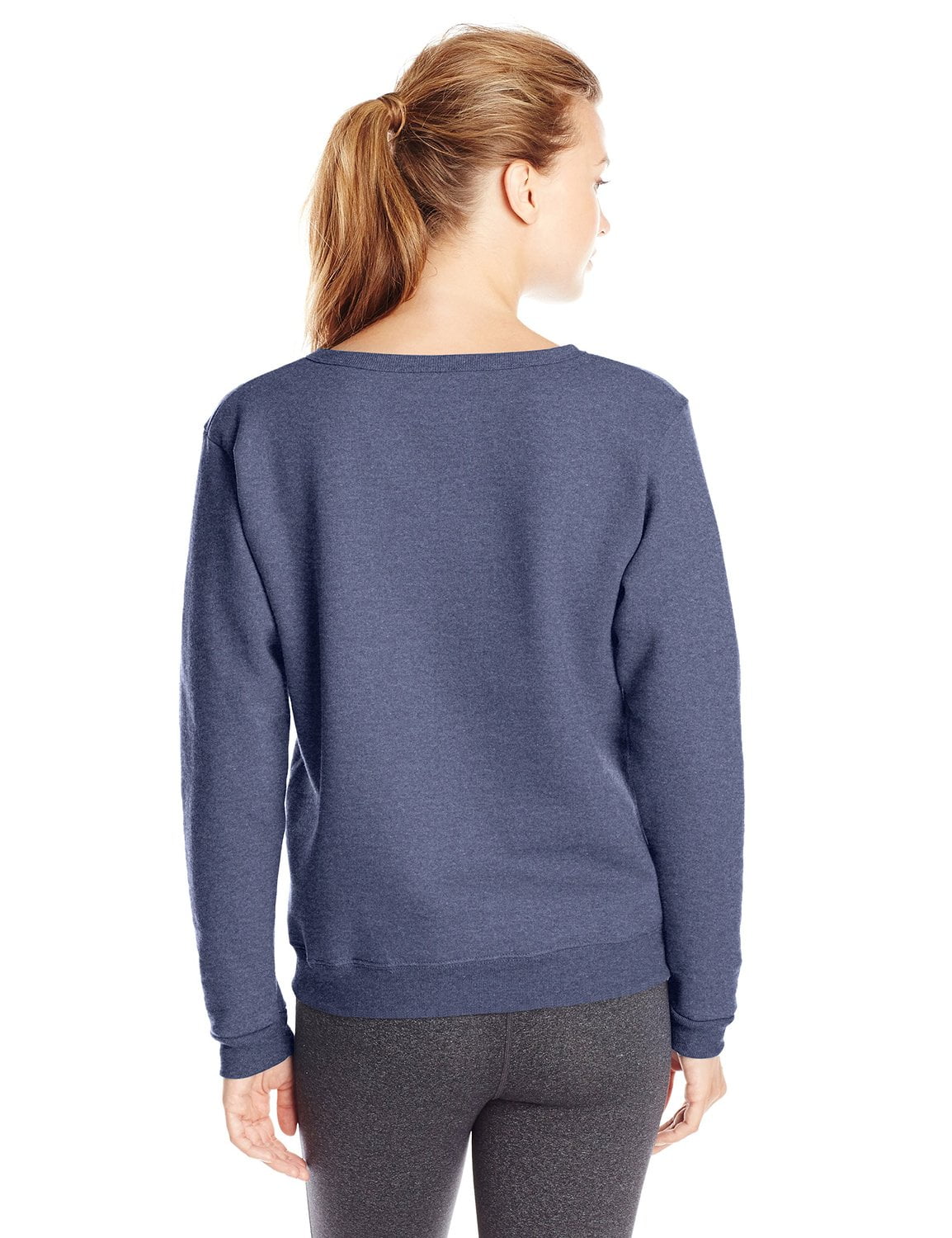 Women's Fleece V-Notch Sweatshirt - Walmart.com