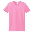 thumbnail image 5 of Port & Co Adult Female Women Plain Short Sleeves T-Shirt Candy Pink X-Large, 5 of 6