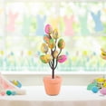 thumbnail image 1 of Desktop Decor Easter Egg Decoration Tree Easter Egg Bonsai Artificial Easter Decoration Easter Simulation Eggs Potted Cartoon Printed Eggs Easter Desktop Decoration Ornaments, 1 of 4