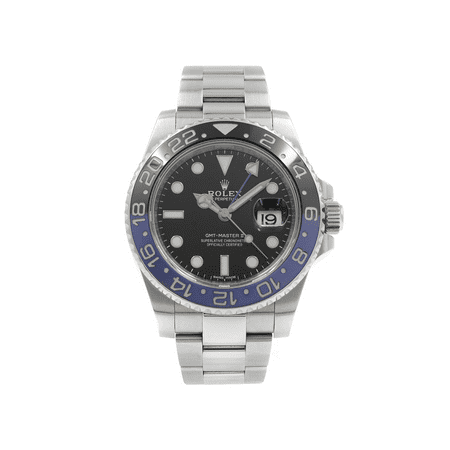 Rolex GMT-Master II Steel Batman Black Dial Automatic Mens Watch 116710BLNR