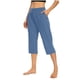 thumbnail image 1 of WILLBEST Pantalones Casuales para Mujer: elegantes Pantalones Cortos de Verano con Bolsillos para Mayor Comodidad y Versatilidad En el Día a Día. Chica, 1 of 5