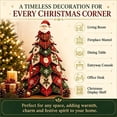 thumbnail image 5 of Christmas DIY Quilted Fabric Tree Kit, Beginner-Friendly Patchwork Craft Set with Pre-Cut Pieces, Tabletop Holiday Decor for Mantel Office, 5 of 5