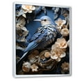 thumbnail image 2 of Designart "Dreamlike Avian Floral Home" Animals Bird Floater Framed Wall Art Prints, 2 of 5