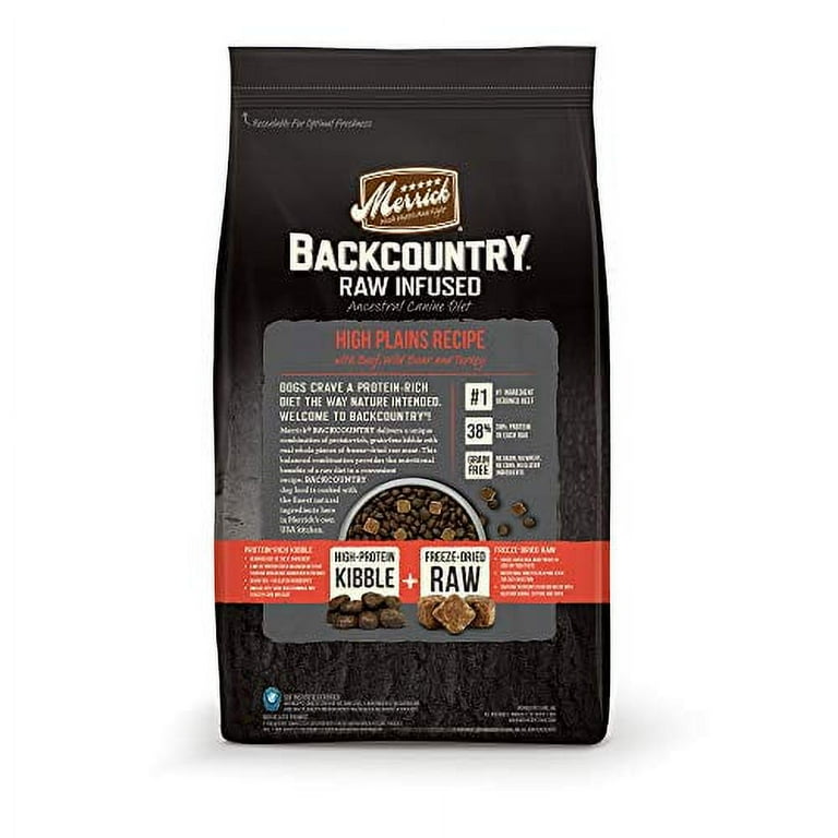 Merrick Backcountry Grain Free High Plains Adult Dry Dog Food 12 lb Walmart