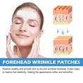 thumbnail image 3 of Mascarillas faciales, parches antiarrugas para la frente (paquete de 12), con ingredientes naturales hidrolizados, suaviza líneas finas y arrugas. Parche de plástico antiarrugas., 3 of 5