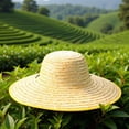 thumbnail image 6 of Clearance Wide Brim Straw Sun Hat for Men Women, UPF 50+ UV Protection Breathable Straw Hat, Lightweight Packable Gardening Hat for Outdoor Farming, Beach, Hiking, Summer Accessories 40cm, 6 of 9