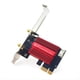 thumbnail image 2 of QCNFA765 WiFi6E Tarjeta WiFi Adaptador Inalámbrico PCIE 5970M Triple Banda 2.4G/5G/6G BT5.2 802.11AX 8DB Antena para Win10/Win11, 2 of 10
