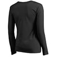 thumbnail image 3 of Women's Black Sacramento Kings Lovely V-Neck Long Sleeve T-Shirt, 3 of 3