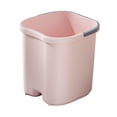 thumbnail image 3 of Bañera de pies portátil para relajación, resistente, para adultos y dormitorios. rosa, 3 of 9