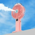 thumbnail image 2 of 4000mAh LCD Portable Handheld Spray Fan USB Rechargeable Mist Water Fan 5Speeds, 2 of 8
