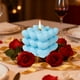 thumbnail image 4 of Vela aromática en forma de corazón | Decoración romántica de San Valentín con varios corazones | Adorno de cera ambiental de aromaterapia | Acento decorativo de mesa de larga duración | Blanco, 4 of 6