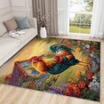 thumbnail image 1 of Rooster Rugs for Kitchen Floor - 7x10 Rug, Rooster Rug - Home Decor, Rustic Farmhouse Washable Rugs for Living Room Bedroom, Retro Farm Animal Area Rug, Chicken Carpet, Rooster Gifts for Women, 1 of 7