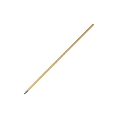 

Genuine Joe Metal Tip Wooden Handle Woodgrain - Wood Metal - 6 / Carton