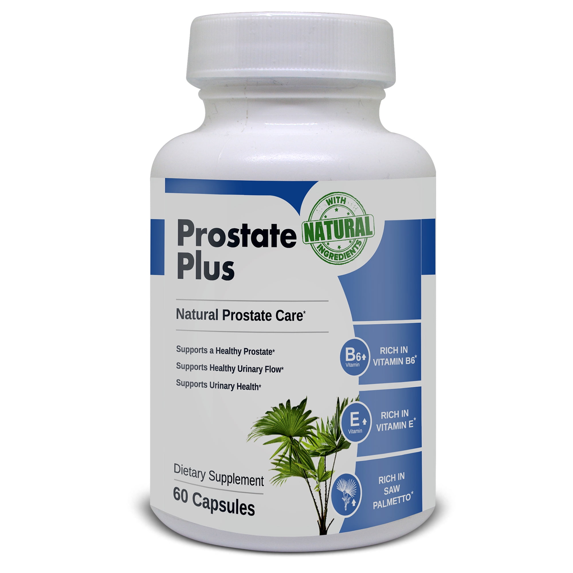 VitaPost Prostate Plus with Zinc, Saw Palmetto & Pygeum. Supplement, 60 Capsules