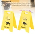 thumbnail image 3 of Cat Vomit Caution Signs Funny Multifunctional Obvious Pet Warning Sign Indoor Outdoor Decor, 3 of 7