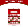 thumbnail image 3 of MOPOOR Merry Christmas Green Tree Advent Calendar by Pockets of Learning | Festive Holiday Décor, Seasonal Fabric Wall Hanging | Cloth Christmas Countdown w/ 24 Stuffed Cloth Ornaments, 3 of 9