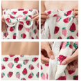 thumbnail image 5 of Women Wrap Bathrobe Wearable Water Absorbent Bathing Skirt Quick Drying Spa Sauna Wrap Towel Cute Spa Shower Towel, 5 of 5