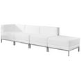 thumbnail image 2 of Flash Furniture 4 Piece Leather Reception Sofa Set in White, 2 of 2