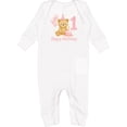 thumbnail image 2 of Inktastic Cute Teddy Bear 1st Birthday Party Baby Romper Coveralls, 2 of 4