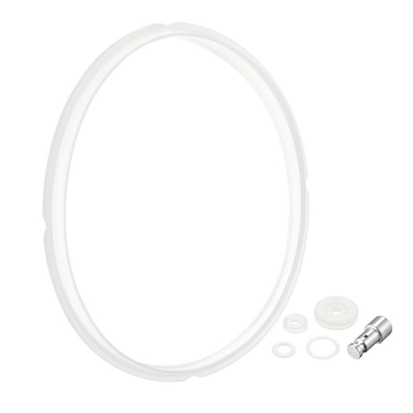 Unique Bargains 5 or 6 Quart Sealing Ring, Float Valve Seal, Silicone Gasket for Electric Pressure Cooker 2 Set
