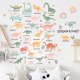 thumbnail image 2 of 1pc Dinosaurio Alfabeto Niños Pegatinas de pared Lindo Dinosaurio Pegatinas de pared, Peel and Stick DIY Pegatinas de pared para niños Bebé Dormitorio Guardería Sala de estar Decoración JAMW Sencillez, 2 of 5