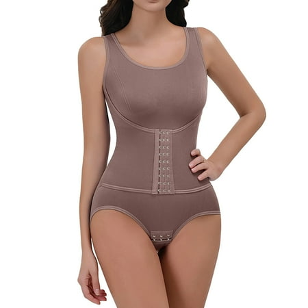Youmylove Bodysuits For Women Tummy Control Shapewear Thong Full Bust Body Shaper Slimming Womens Bodysuit Tank Tops Triangle Shapewear Going Out Tops Slim Fit Tops Bodysuits