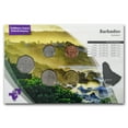 thumbnail image 2 of Barbados 1 Cent - 1 Dollar 5-Coin Set BU (Landscape Packaging), 2 of 5