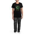 thumbnail image 4 of CafePress - Always Faithful Pit Bull Women's Dark Pajamas - Women's Short Sleeve Print T-Shirt and Pants Dark Cotton Pajama Set, 4 of 7