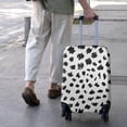 thumbnail image 3 of White and Black Of Leopard Print Luggage Cover Fashion Suitcase Cover Baggage Covers Fit 25-28 Inch Luggage (Go Travel), 3 of 5