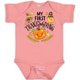 thumbnail image 3 of Inktastic My First Thanksgiving Autumn Birds, Pumpkin Boys or Girls Baby Bodysuit, 3 of 5