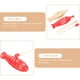 thumbnail image 5 of EeaseMX 2 juegos de instrumentos de percusión Orff, juguetes de percusión de madera con forma de pez, juguetes musicales de percusión para niños., 5 of 8
