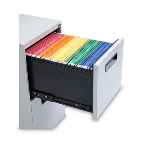 Alera 2 Drawers Vertical Lockable Filing Cabinet, Gray