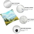 thumbnail image 4 of BCIIG Sunflowers Throw Pillow Cover Home Furnishing 1PC Short Plush 18x18in, 4 of 5